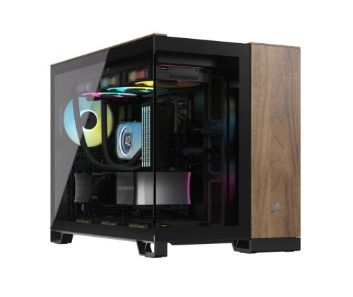 Corsair CC-9011286-WW unité centrale Midi Tower Noir, Noyer