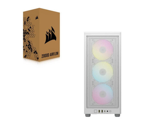 Corsair 2000D RGB Airflow Small Form Factor (SFF) Blanc