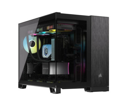 Corsair CC-9011287-WW unité centrale Midi Tower Aluminium, Noir
